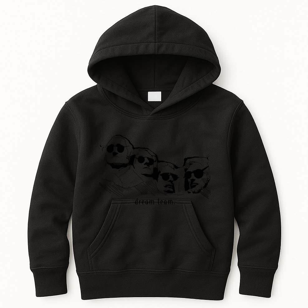 Dream Team Washington Lincoln Roosevelt Jefferson  Kids Hoodie
