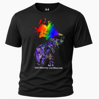 Dream Without Fear Elephant LGBT Performance Shirt