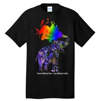 Dream Without Fear Elephant LGBT Tall T-Shirt