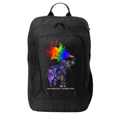 Dream Without Fear Elephant LGBT City Backpack