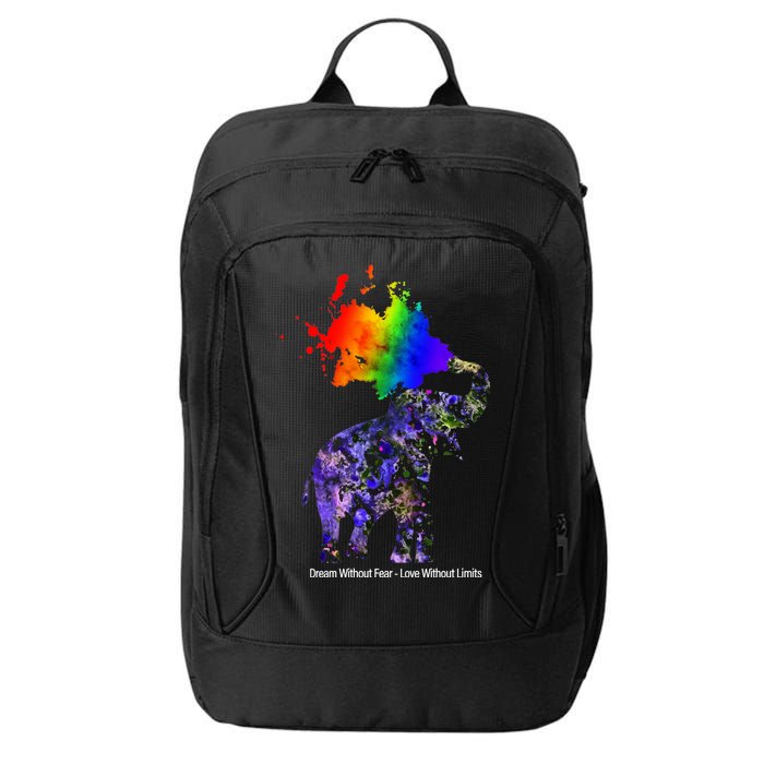 Dream Without Fear Elephant LGBT City Backpack