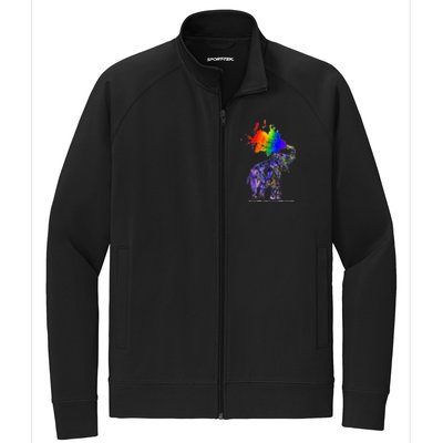 Dream Without Fear Elephant LGBT Stretch Full-Zip Cadet Jacket