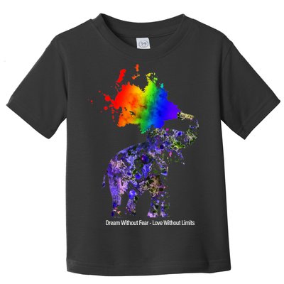 Dream Without Fear Elephant LGBT Toddler T-Shirt