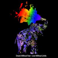 Dream Without Fear Elephant LGBT Short Acrylic Beanie