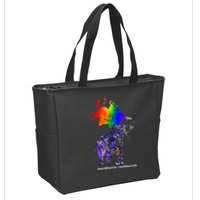 Dream Without Fear Elephant LGBT Zip Tote Bag