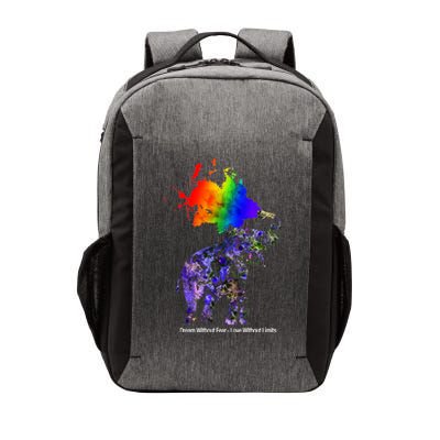 Dream Without Fear Elephant LGBT Vector Backpack