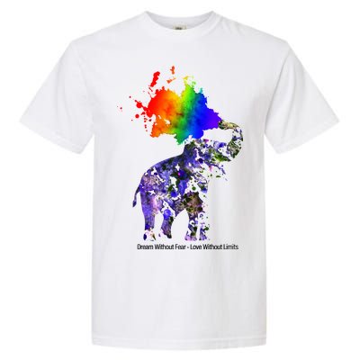 Dream Without Fear Elephant LGBT Garment-Dyed Heavyweight T-Shirt