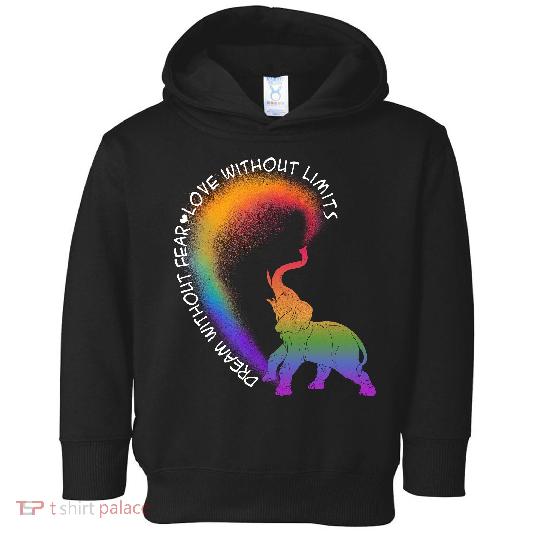 Dream Without Fear Love Without Limits LGBT Toddler Hoodie