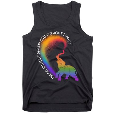 Dream Without Fear Love Without Limits LGBT Tank Top