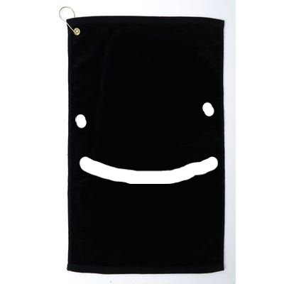 Dreamy Smiley Face Platinum Collection Golf Towel