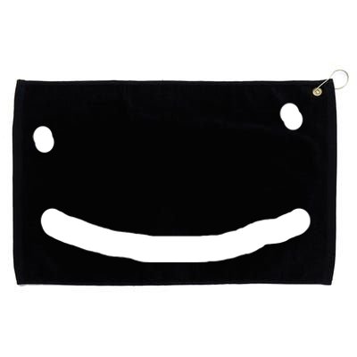 Dreamy Smiley Face Grommeted Golf Towel