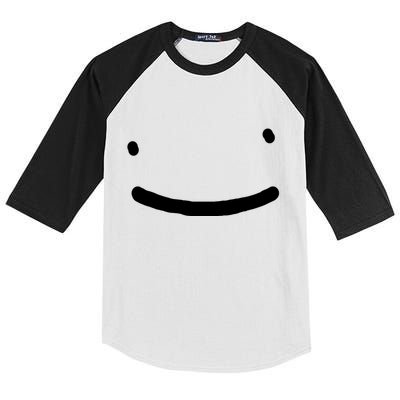 Dreamy Smiley Face Kids Colorblock Raglan Jersey