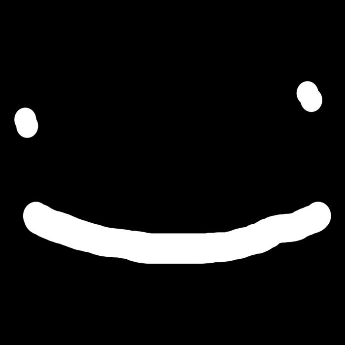 Dreamy Smiley Face Short Acrylic Beanie