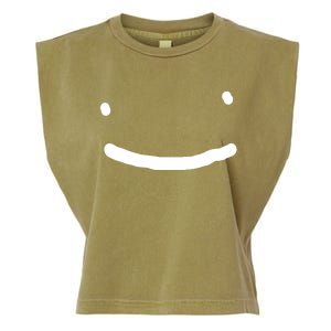 Dreamy Smiley Face Garment-Dyed Women's Muscle Tee