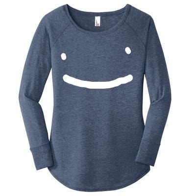 Dreamy Smiley Face Women's Perfect Tri Tunic Long Sleeve Shirt