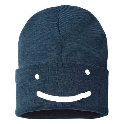 Dreamy Smiley Face Sustainable Knit Beanie