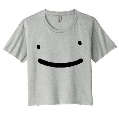 Dreamy Smiley Face Women's Crop Top Tee