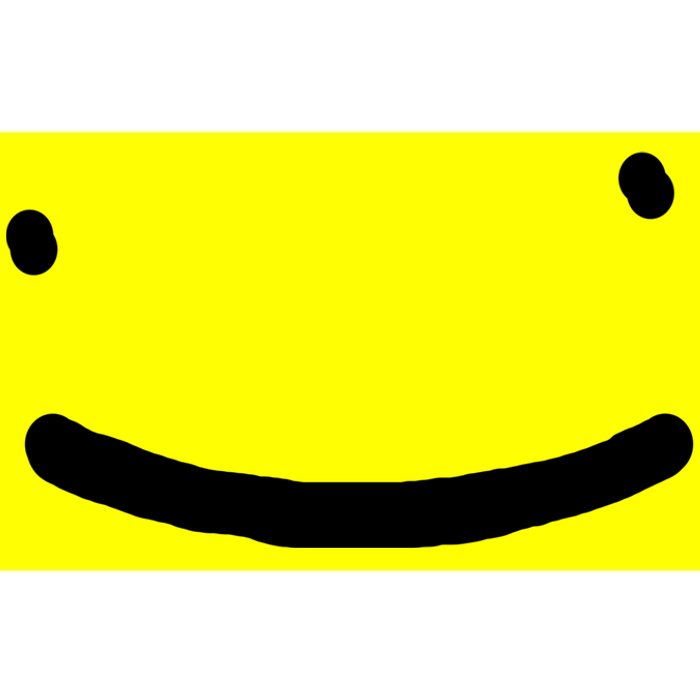 Dreamy Smiley Face Bumper Sticker