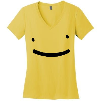 Dreamy Smiley Face Women's V-Neck T-Shirt