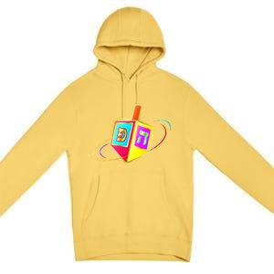 Dreidel Hanukkah Festival of Lights Premium Pullover Hoodie