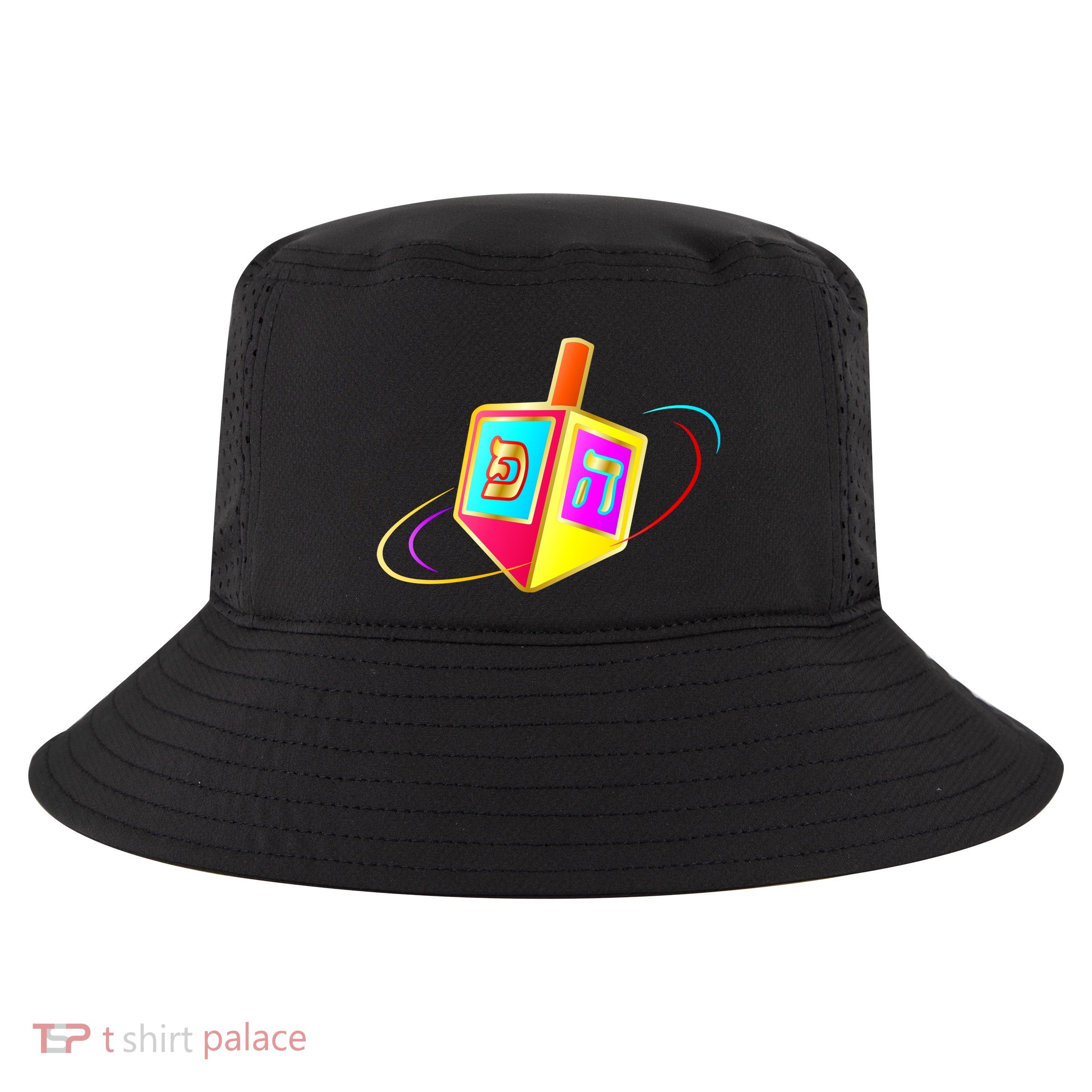 Dreidel Hanukkah Festival of Lights Cool Comfort Performance Bucket Hat