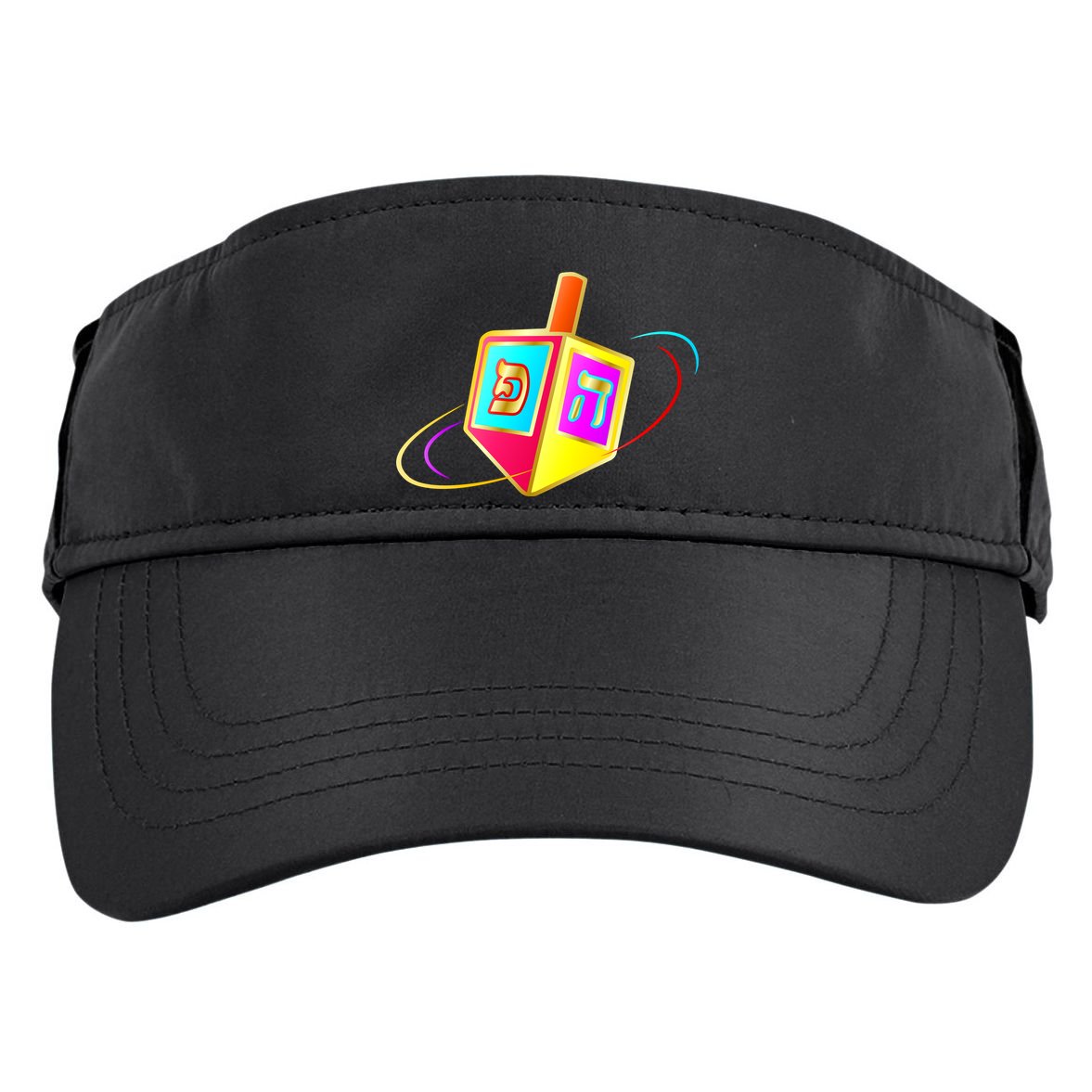 Dreidel Hanukkah Festival of Lights Adult Drive Performance Visor