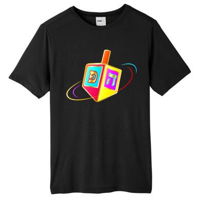 Dreidel Hanukkah Festival of Lights Tall Fusion ChromaSoft Performance T-Shirt