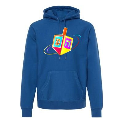 Dreidel Hanukkah Festival of Lights Premium Hoodie