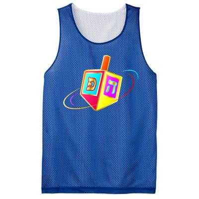 Dreidel Hanukkah Festival of Lights Mesh Reversible Basketball Jersey Tank