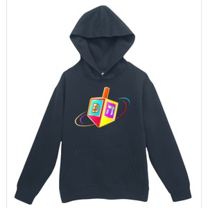 Dreidel Hanukkah Festival of Lights Urban Pullover Hoodie