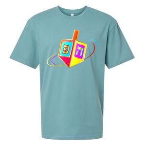 Dreidel Hanukkah Festival of Lights Sueded Cloud Jersey T-Shirt