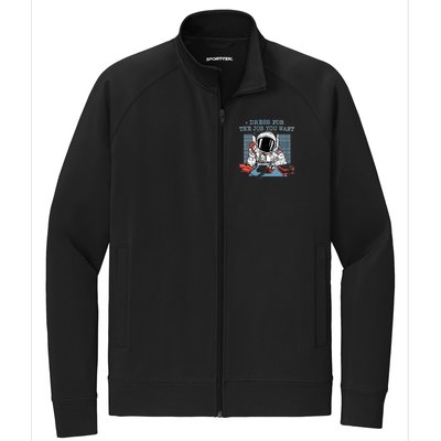 Dress For The Job You Want Astronaut Stretch Full-Zip Cadet Jacket