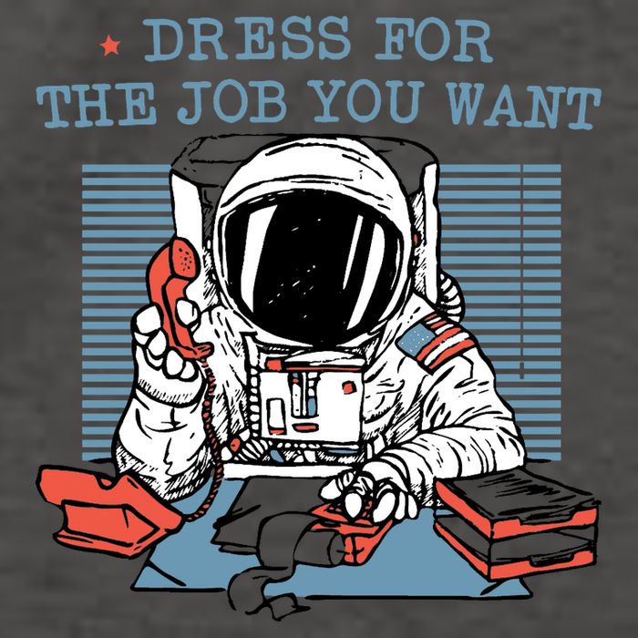 Dress For The Job You Want Astronaut Vector Backpack