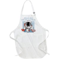 Dress For The Job You Want Astronaut Full-Length Apron With Pockets