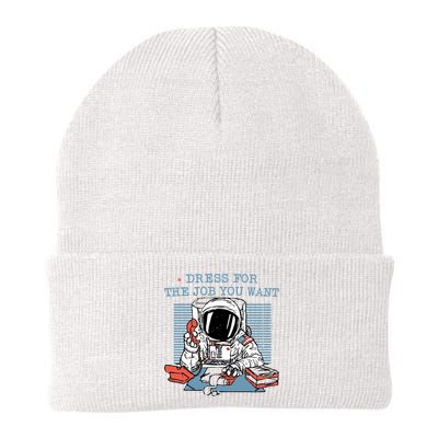 Dress For The Job You Want Astronaut Knit Cap Winter Beanie