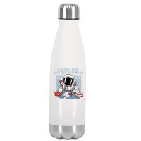 Dress For The Job You Want Astronaut Stainless Steel Insulated Water Bottle