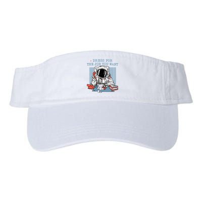 Dress For The Job You Want Astronaut Valucap Bio-Washed Visor