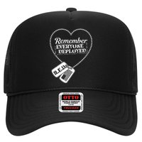 Distressed R.E.D. Friday Remember Everyone Deployed Trucker Hat