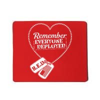 Distressed R.E.D. Friday Remember Everyone Deployed Mousepad