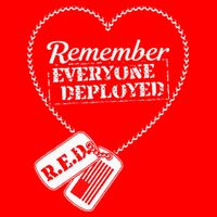 Distressed R.E.D. Friday Remember Everyone Deployed Mousepad