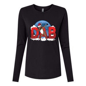 Dab Reindeer Funny Xmas Deer Dabbing Christmas Gift Womens Cotton Relaxed Long Sleeve T-Shirt