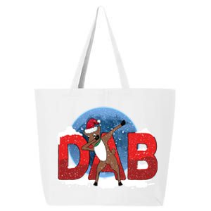 Dab Reindeer Funny Xmas Deer Dabbing Christmas Gift 25L Jumbo Tote