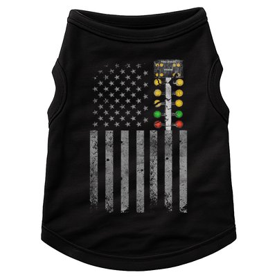 Drag Racing Flag American Drag Racer Drag Strip Tree Light Doggie Tank