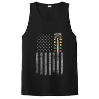 Drag Racing Flag American Drag Racer Drag Strip Tree Light PosiCharge Competitor Tank