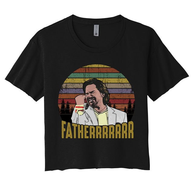 Douglas Reynholm Father The It Crowd Funny Vintage Crop Top