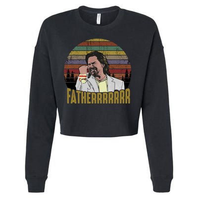 Douglas Reynholm Father The It Crowd Funny Vintage Cropped Pullover Crew