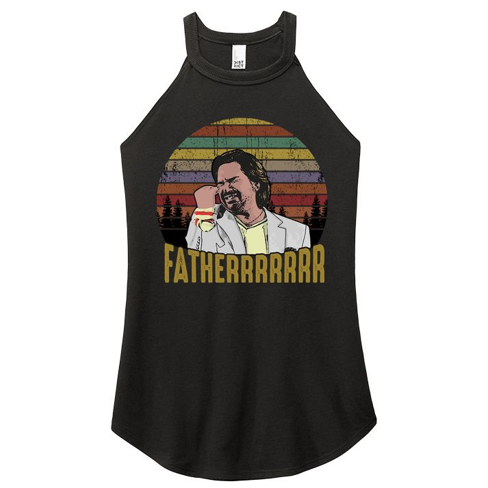 Douglas Reynholm Father The It Crowd Funny Vintage Women's Perfect Tri Rocker Tank