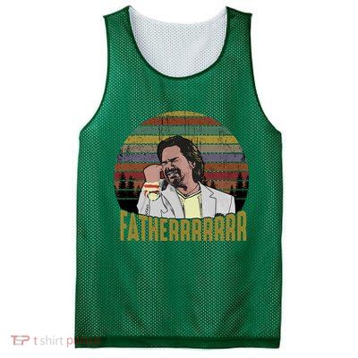 Douglas Reynholm Father The It Crowd Funny Vintage Mesh Reversible Basketball Jersey Tank