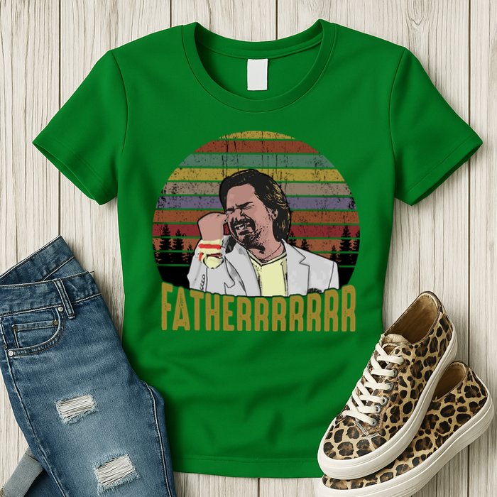 Douglas Reynholm Father The It Crowd Funny Vintage Womens T-Shirt