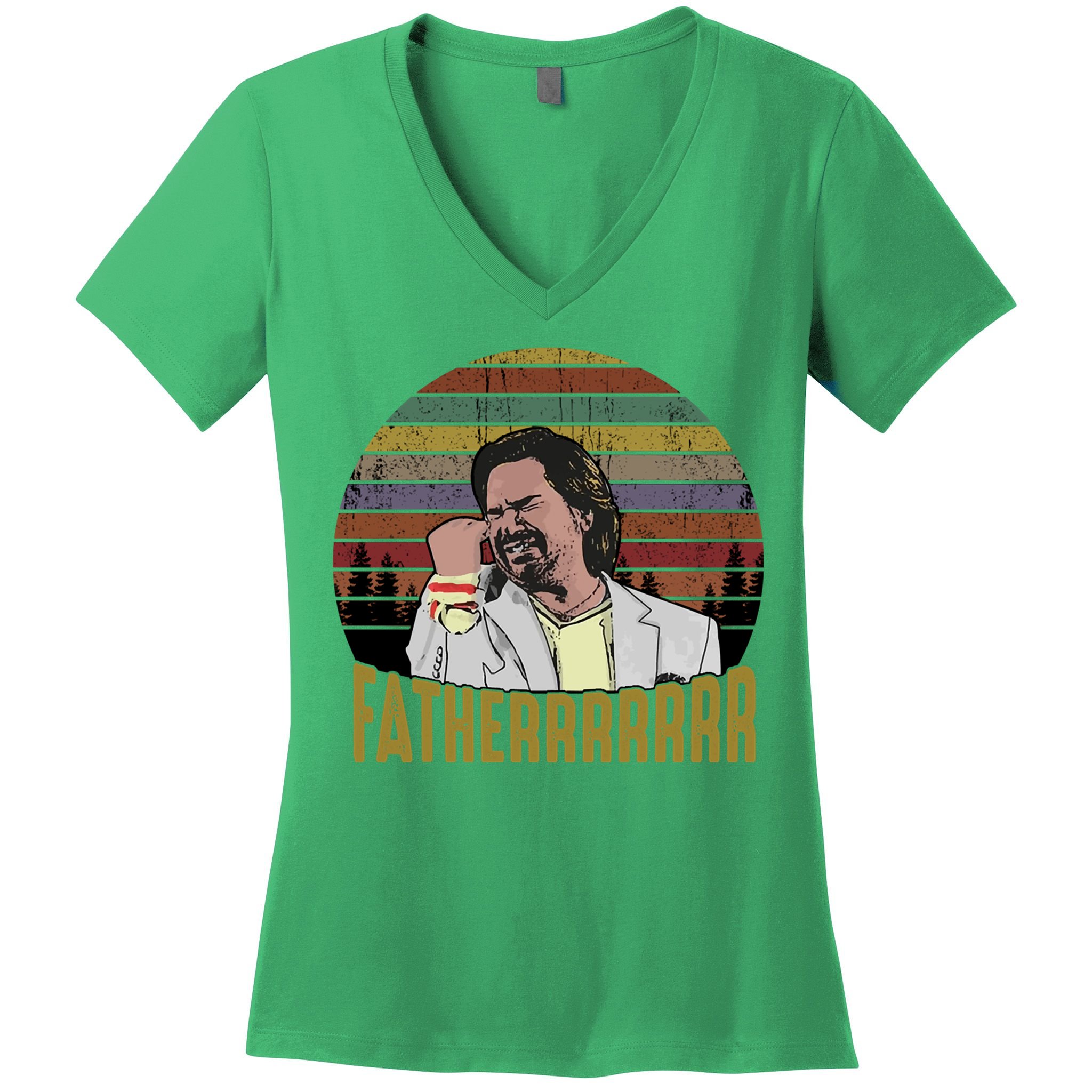 Douglas Reynholm Father The It Crowd Funny Vintage Women's V-Neck T-Shirt